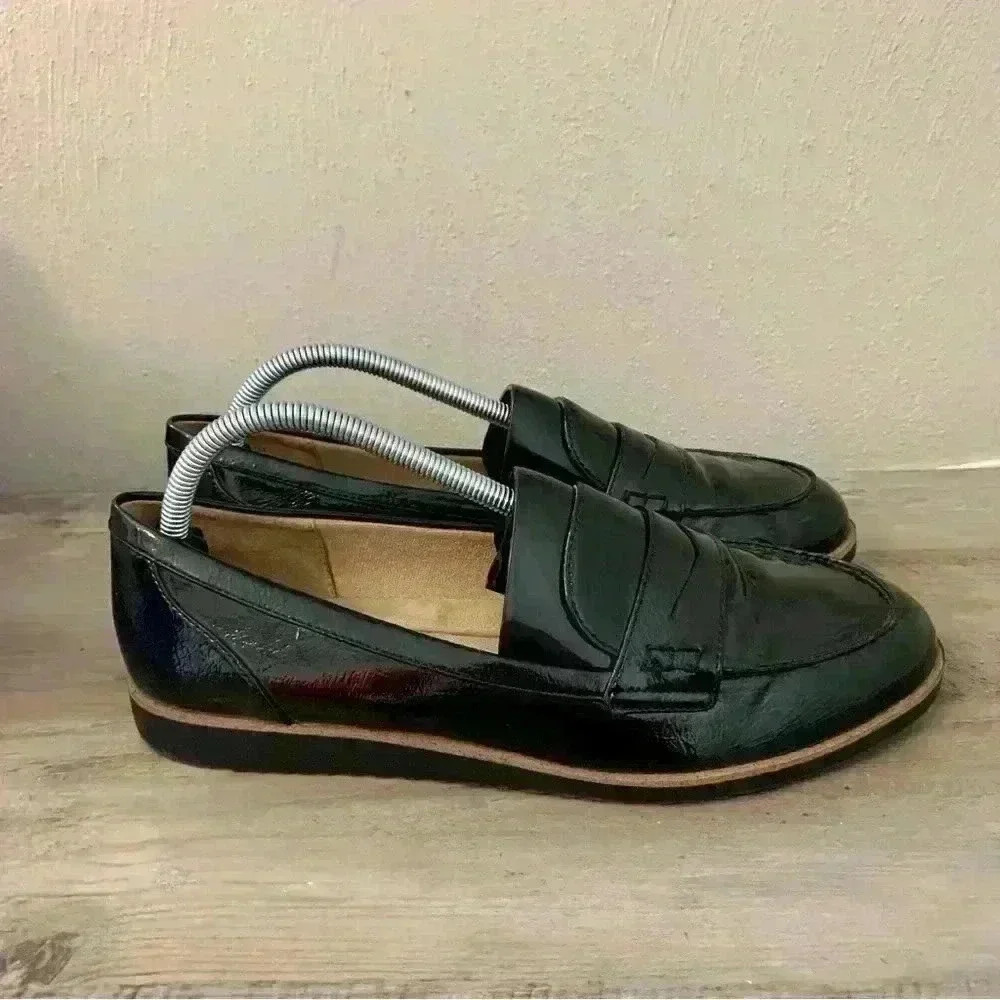 Abella True Comfort Zoey Loafer in  Black Cheshire Size 10M